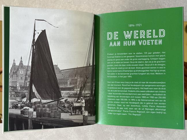 Spread uit Keyser Mackay boek bedrijfsgeschiedenis